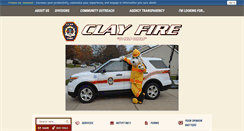 Desktop Screenshot of clayfd.com